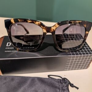 Diff Eyewear Bella Tortoise Sunglasses